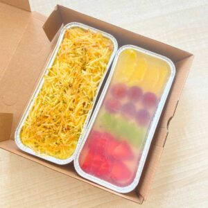 Paket Pudding Buah dan Macaroni Schotel